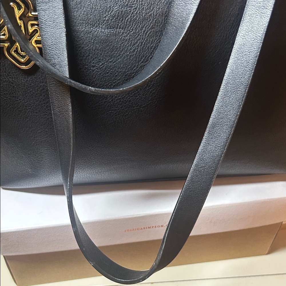 Black Gianni Bini Tote Bag with Gold Accents…just ask about it if u 😍it! - Picture 7 of 10